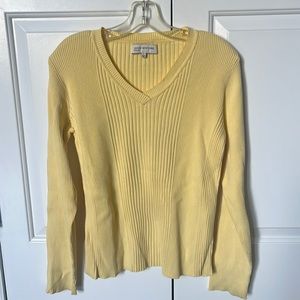 Jones New York Sport Ribbed Cotton Top